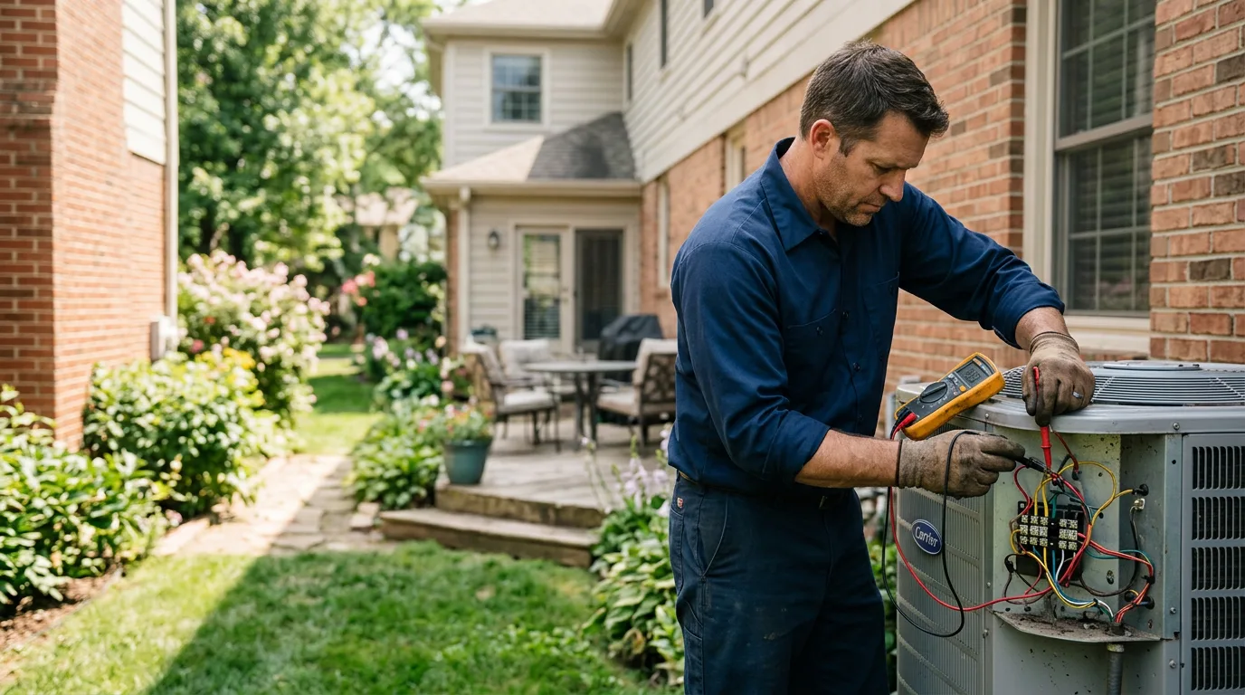 HVAC technician working near Marlborough, CT